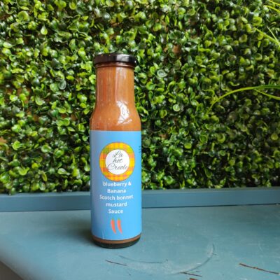 Blueberry & Banana Scotch bonnet and Mustard Sauce