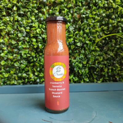 Cranberry & Banana Scotch Bonnet Mustard Sauce